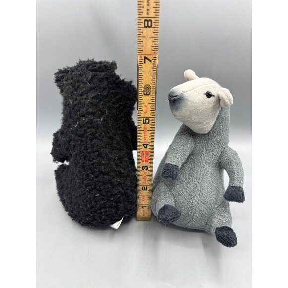 Plush Black Sheep Toy Shaved Detachable Fleece Jacket - Picture 7 of 7